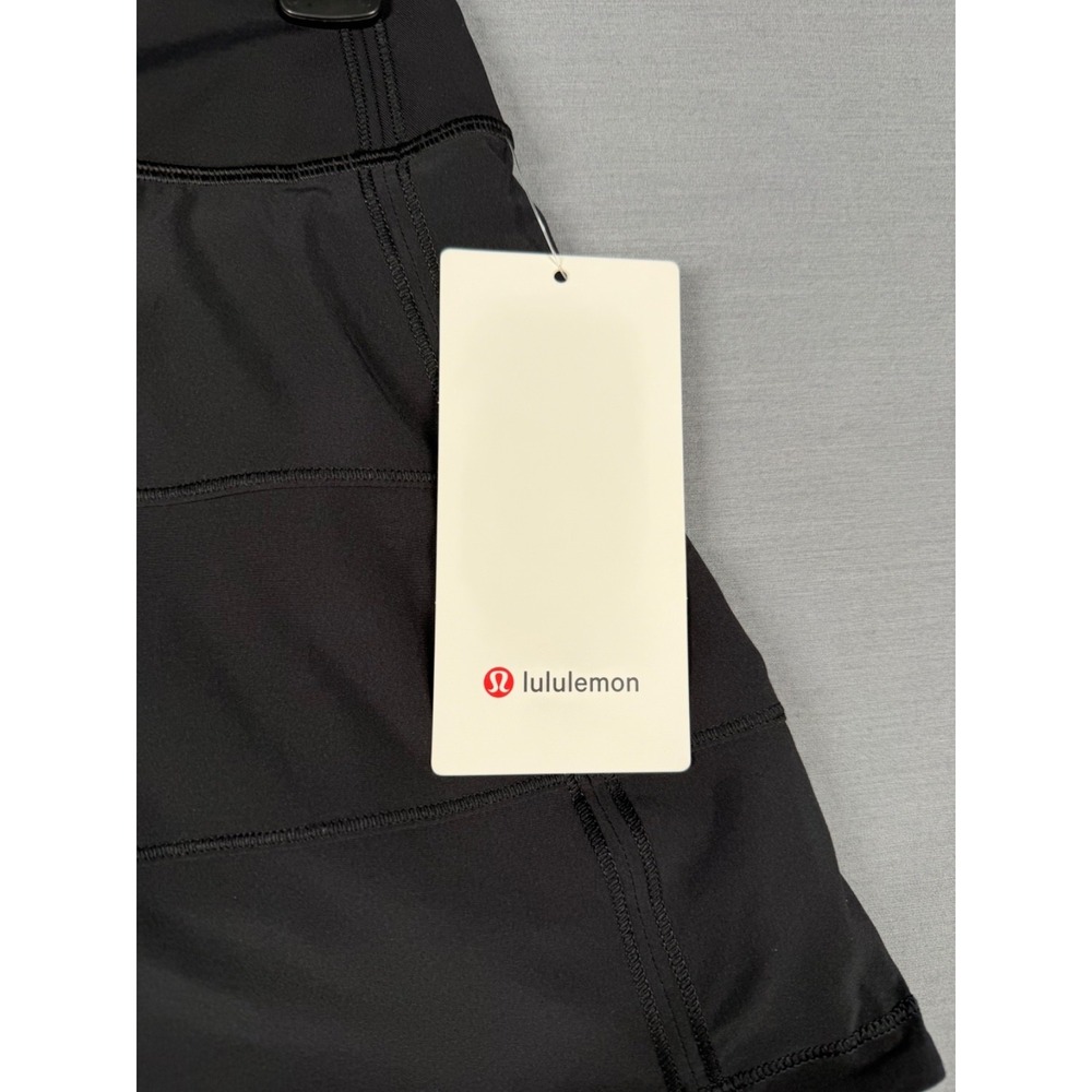 Lululemon Pace Rival Mid-Rise Skirt Black NWT Size 6 Pockets Excellent Tennis - Picture 4 of 13